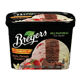 Breyers&nbsp;Ice Cream&nbsp;Vanilla-Chocolate-Strawberry Full-Size Picture